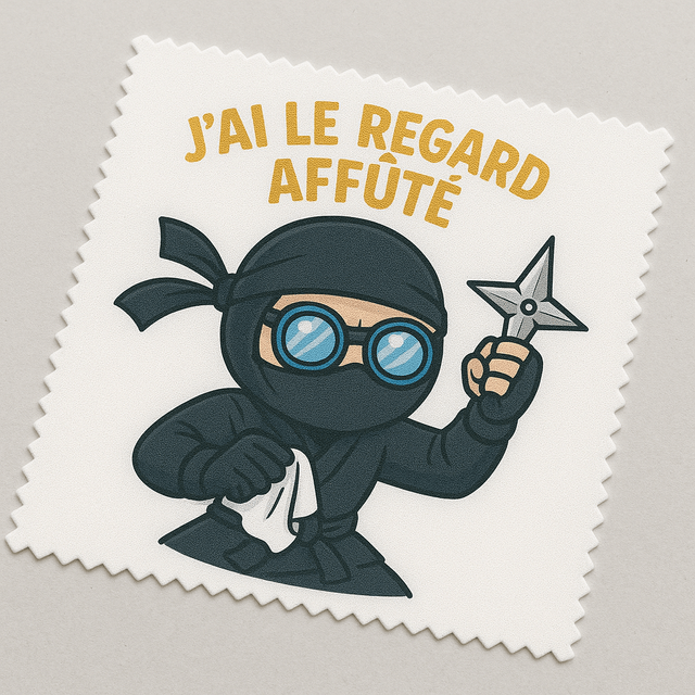 Lingette "regarde-moi dans les lentilles"
