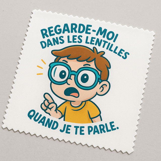 Lingette "regarde-moi dans les lentilles"