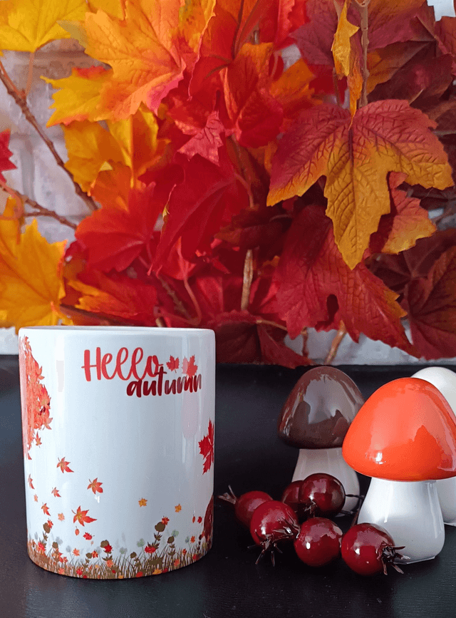 Mug "collection automne 2024" Hérisson Champignon