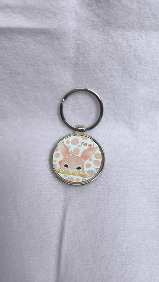 Porte-Clé "Lapinou" en métal
