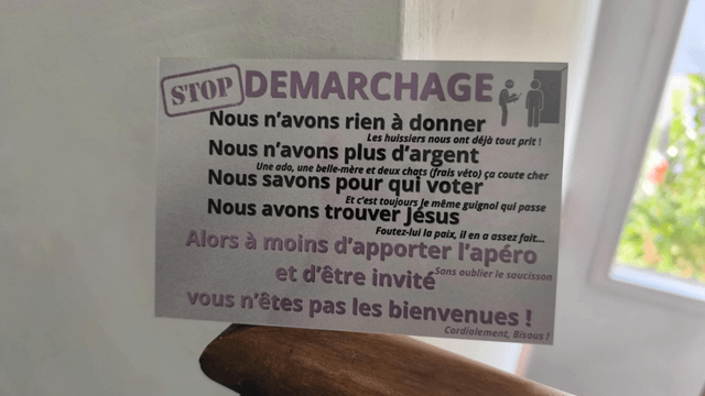 STOP DÉMARCHAGE