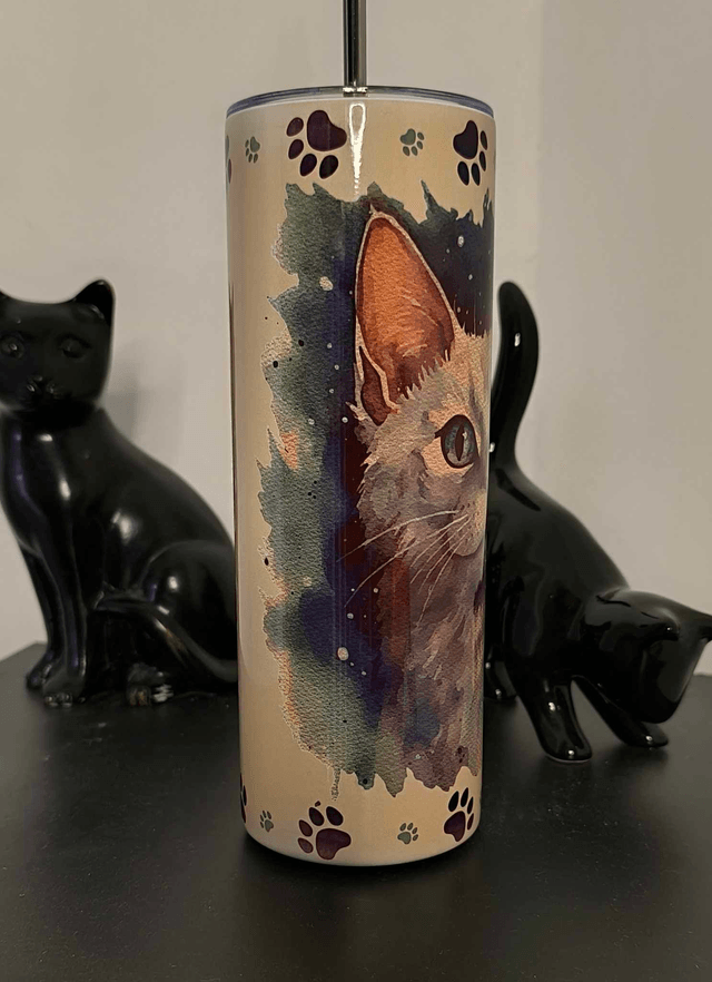 Tumbler "Chat Blanc"