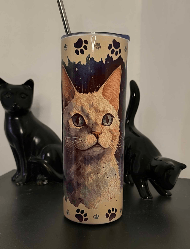 Tumbler "Chat Blanc"